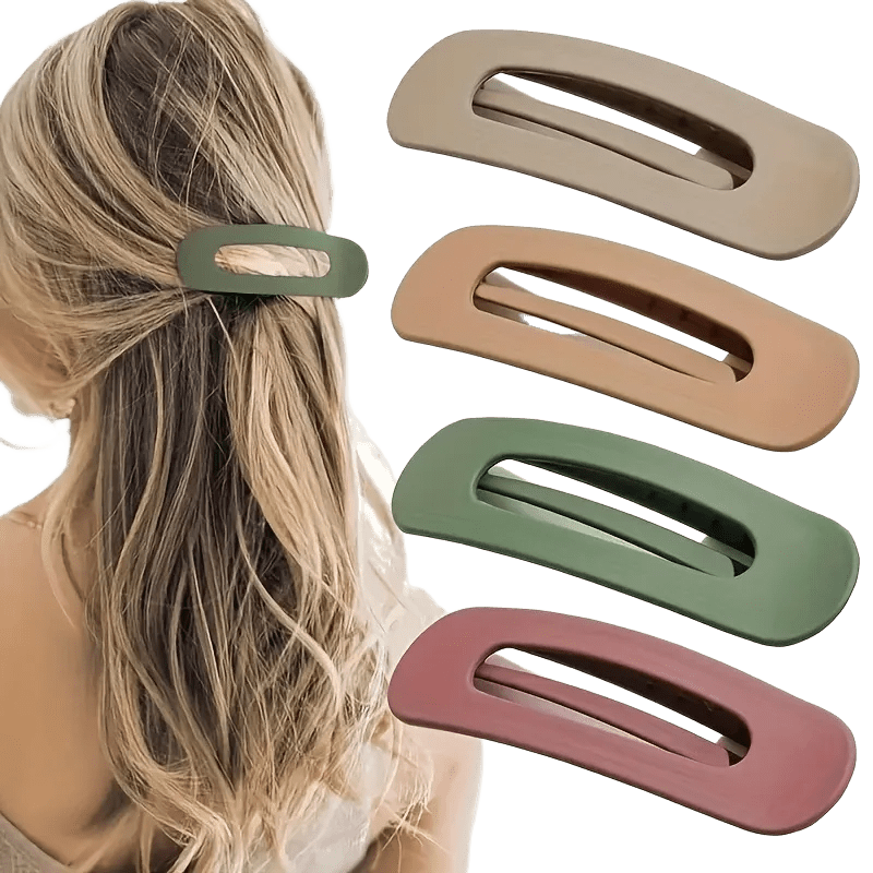 Matte Oval Hair Clip