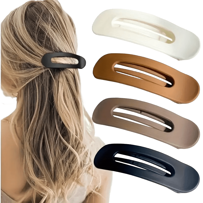 Matte Oval Hair Clip