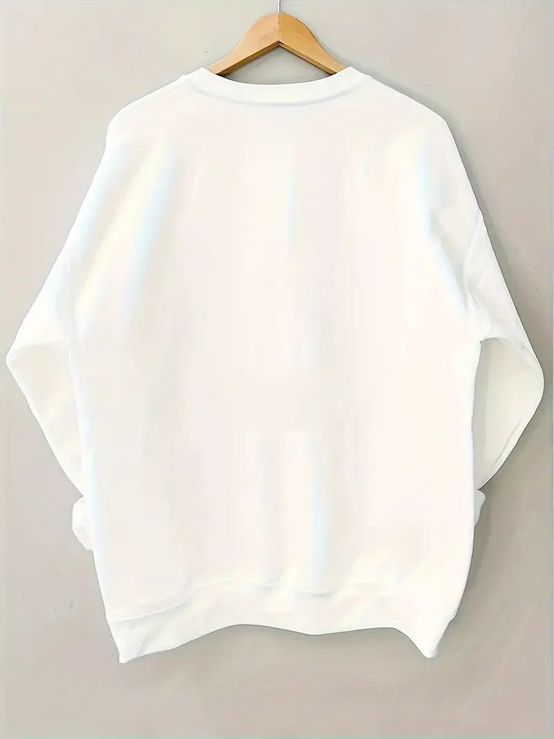 MTV Plus Size Casual Crew Neck Pullover Sweatshirt