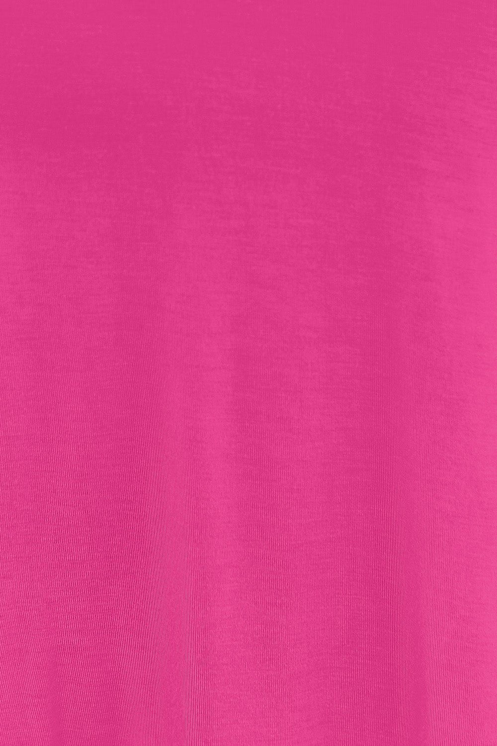 Bright pink fabric showcasing texture and detail, suitable for clothing material description.